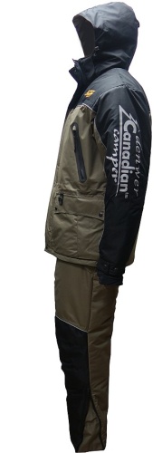 Зимний костюм для рыбалки Canadian Camper Denwer Pro цвет Black/Stone (XL) фото 4
